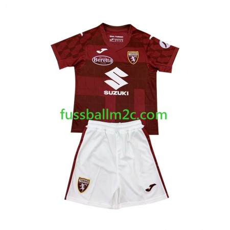 Fußballtrikots Torino Kinder Heim Trikotsatz 2024-2025